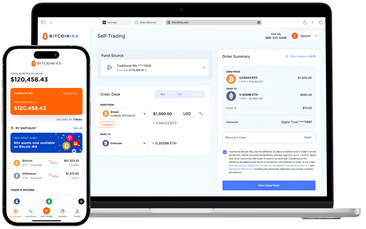 Bitcoin IRA App